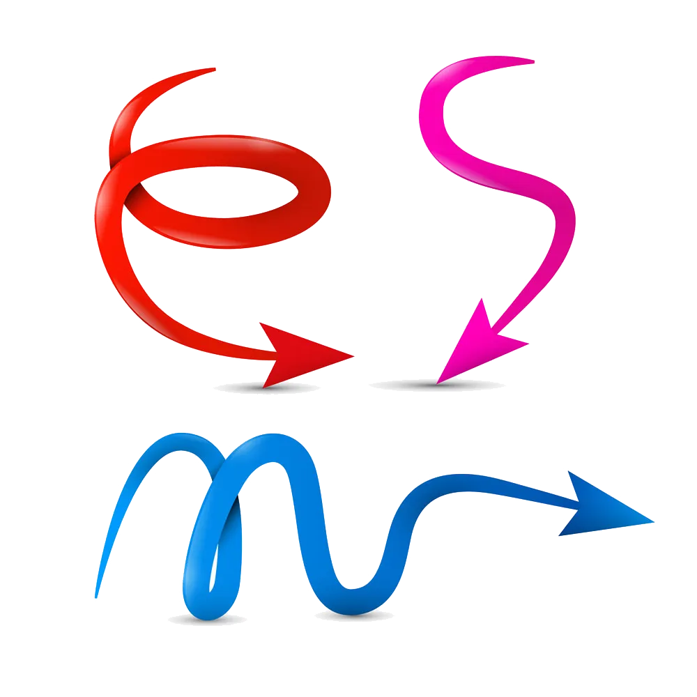 Curved arrow, 3D  Computer Graphics, text, happy Birthday Vector Images png free download